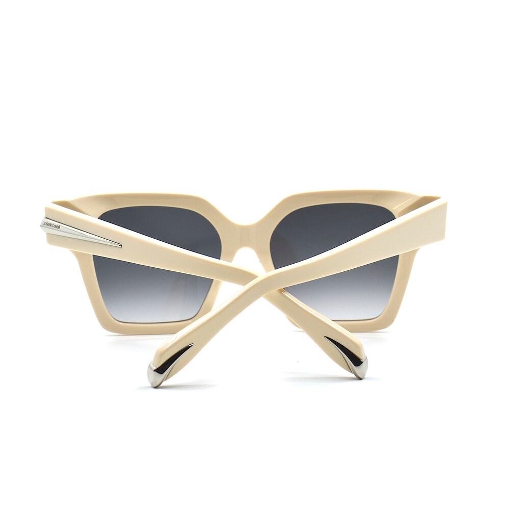 NEW ROBERTO CAVALLI SRC002S 09X7 IVORY GREY GRADIENT AUTHENTIC SUNGLASSES - Picture 8 of 12
